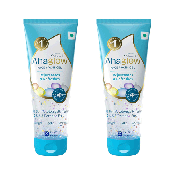 Ahaglow Face Wash, 50gm (Pack of 2)