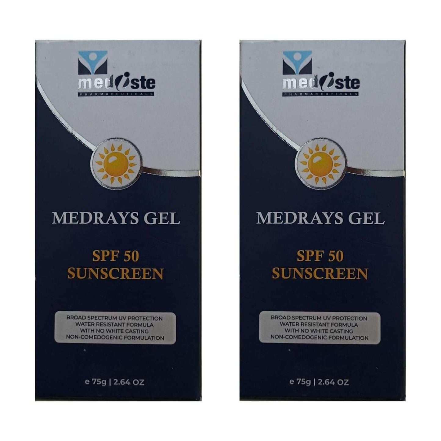 Medrays Spf 50 Sunscreen Gel, 75 gm