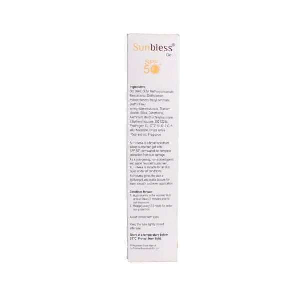 Sunbless SPF 50+ Sunscreen Gel 30 gm