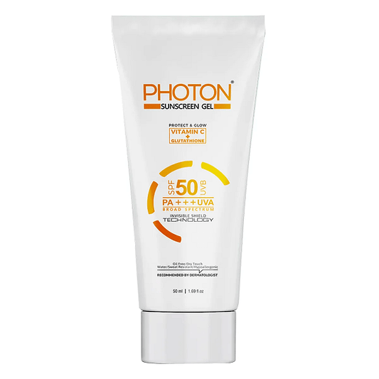Photon SPF 50 UVB PA+++UVA Sunscreen Gel 50 ml