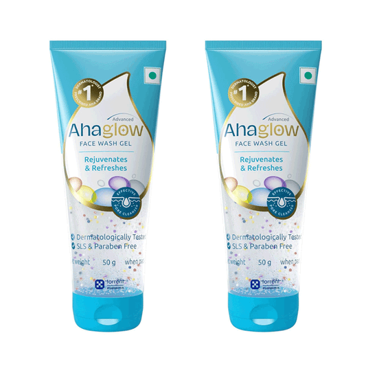 Ahaglow Face Wash, 50gm (Pack of 2)