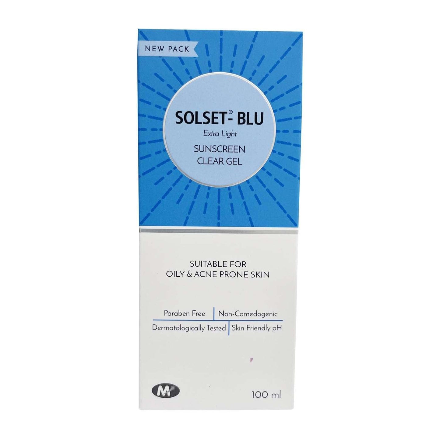 Solset-Blu Extra Light Sunscreen Gel, 100ml