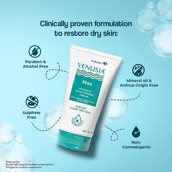 Venusia Max Intensive Moisturizing Cream, 150gm