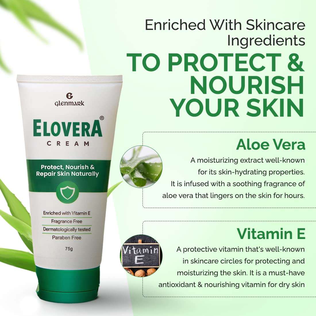 Elovera Cream - 75gm (Pack of 2)