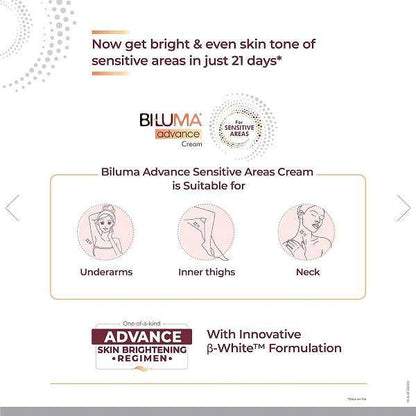 Biluma Advance Cream For Sensitive Areas, 25 g
