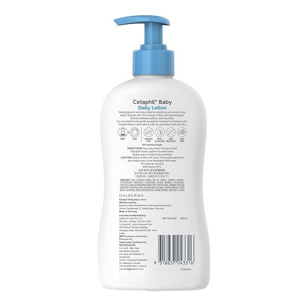 Cetaphil Baby Daily Lotion, 400ml