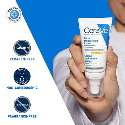 CeraVe AM Facial Moisturising Lotion 52 ml