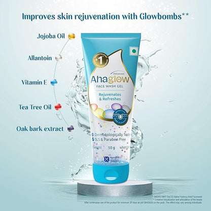 Ahaglow Face Wash, 50gm (Pack of 2)