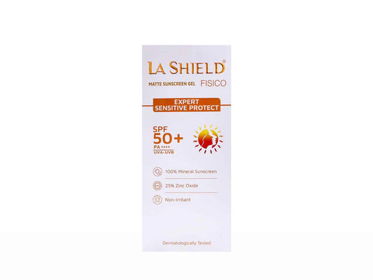 Lashield Fisico SPF 50 Sunscreen Gel,(new pack) 50g