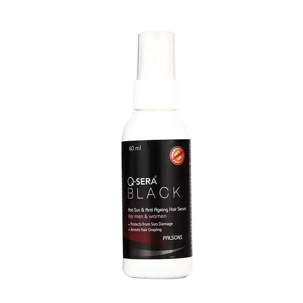 Q Sera Black Anti Sun And Anti Ageing Serum, 60ml