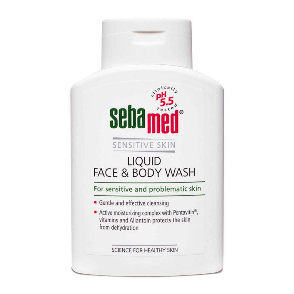 Sebamed Liquid Face & Body Wash, 200ml