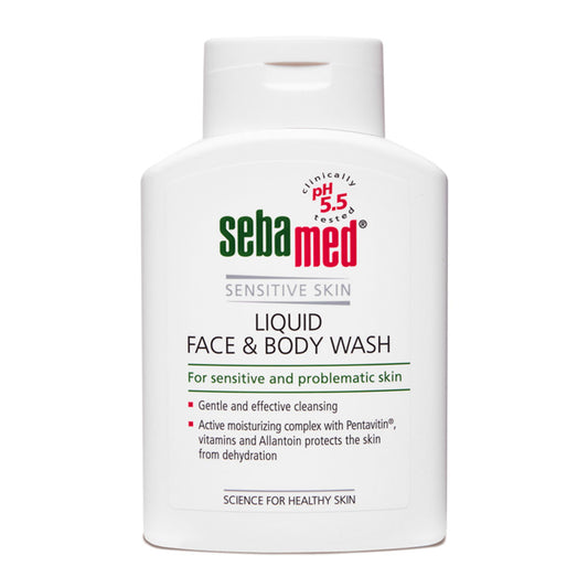 Sebamed Liquid Face & Body Wash, 200ml