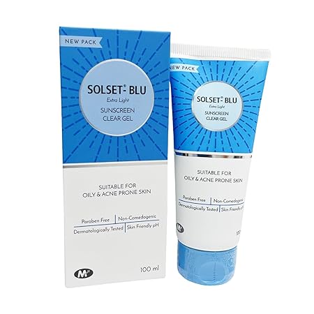 Solset-Blu Extra Light Sunscreen Gel, 100ml
