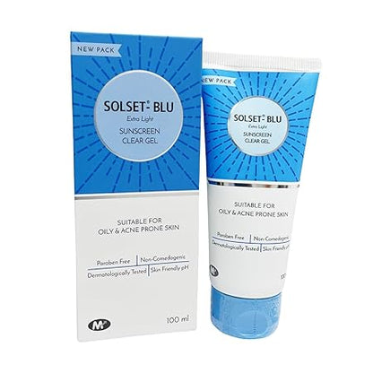 Solset-Blu Extra Light Sunscreen Gel, 100ml