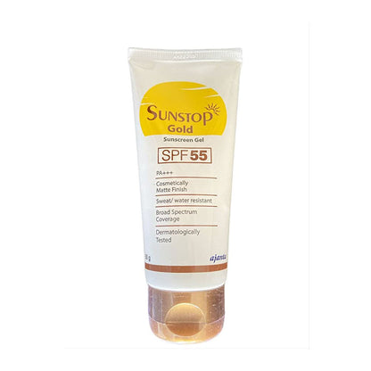 Sunstop Gold Sunscreen Gel SPF 55 PA+++, 50gm