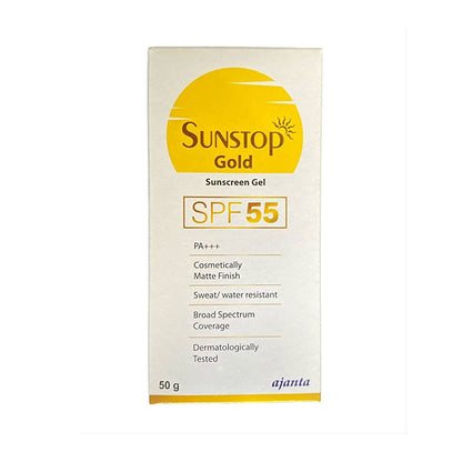 Sunstop Gold Sunscreen Gel SPF 55 PA+++, 50gm