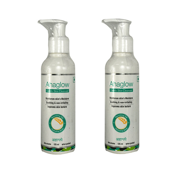 Ahaglow Gentle Skin Cleanser, 125ml (Pack of 2)