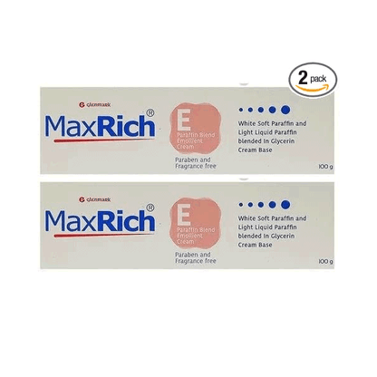 Maxrich E Emollient Cream, 100g (Pack of 2)