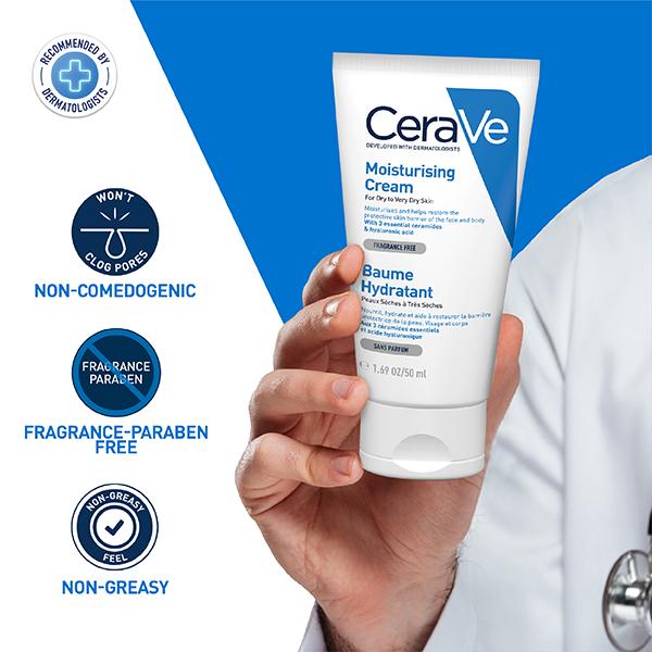 CeraVe Moisturising Cream For Dry To Very Dry Skin 50 ml
