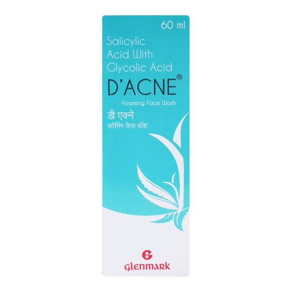 D Acne Foaming Face Wash Foam, 60ml