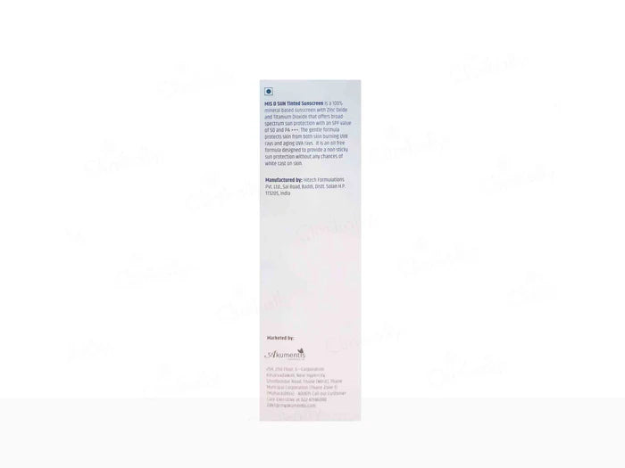 MIS D SUN SPF 50 PA+++ Tinted Sunscreen, 50gm