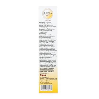Rivela Lite Sunscreen SPF 50, 60g