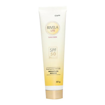Rivela Lite Sunscreen SPF 50, 60g