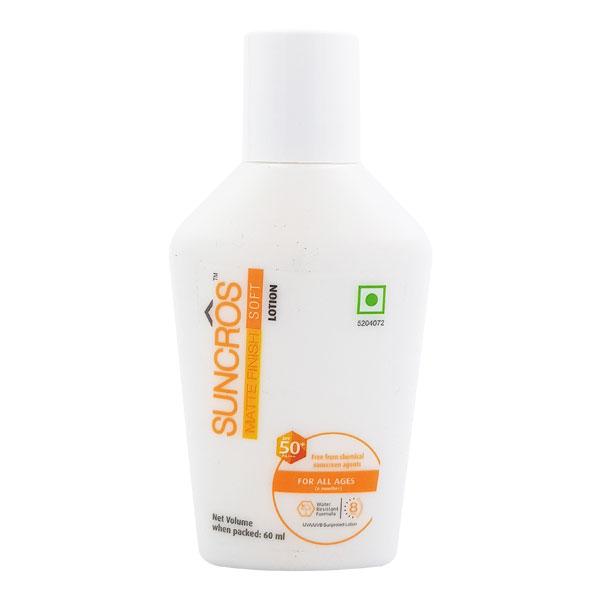 Suncros Matte Finish Soft Lotion SPF 50+ PA+++