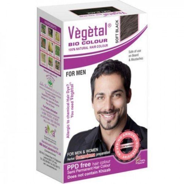 Vegetal Bio Colour Soft Black, 50 gm (Pack of 2)